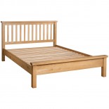 Dorset Oak New Style 5' Kingsize Low Foot End Bed 